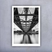 Plakat - Kraków - Kładka Bernatka 01 - 50x70 cm