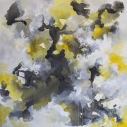 Druk na płótnie - abstrakcyjny obraz "Symbioza"