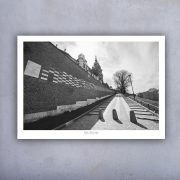 Plakat - Kraków - droga na Wawel (poziomo)